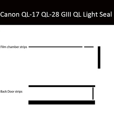 Canon QL-17 QL-28 GIII QL Film Camera Light Seal *A12 • $20.03