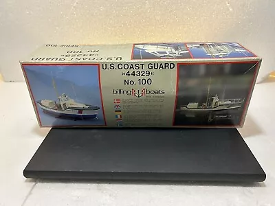 BILLING BOATS. U.S. COAST GUARD 100. 1/40 SCALE Made In Denmark • $50