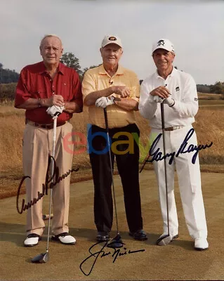 Arnold Palmer Jack Nicklaus & Gary Player Signed 8x10 Photo Reprint • $19.95