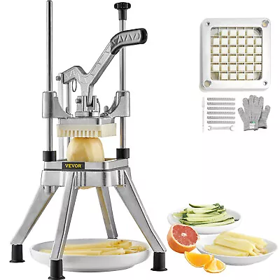 VEVOR Commercial Vegetable Cutter Chopper 1/2inch Food Fruit Vegetable Dicer • $70.39