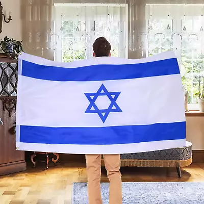 Israel Flag 3 Ft X 5 Ft Flag Of Israel Israeli Flag NEW! • $5.98