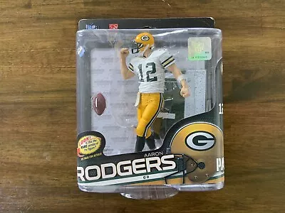 🏈 McFarlane NFL Series 34 Green Bay Packers Aaron Rodgers NEW In BOX NY Jets • $25