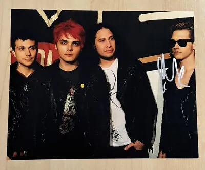 MIKEY WAY SIGNED MY CHEMICAL ROMANCE BAND 8x10 PHOTO AUTOGRAPHED BASSIST COA • $106.24