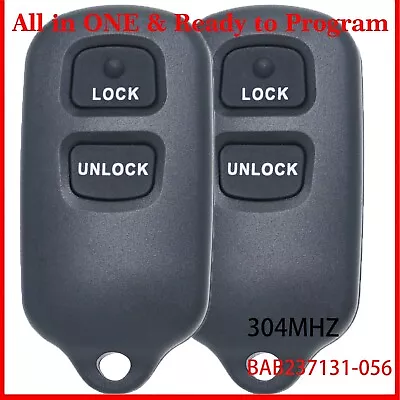 2 For 2000 2001 2002 2003 Toyota Tundra Keyless Entry Remote Car Key Fob • $23.64