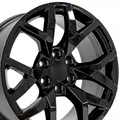 20 Inch Gloss Black SEM Rims Set Fit New Silverado Tahoe Suburban 20x9 84582671 • $1064