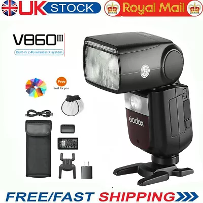 Godox V860III-C 2.4G TTL Li-ion Battery Wireless Camera Flash For Canon UK STOCK • £163