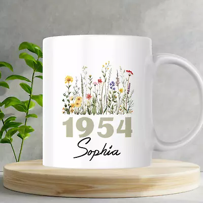 Personalized 70th Birthday Mug 70th Birthday Gift For Women 1954 Birthday Mug • $19.99