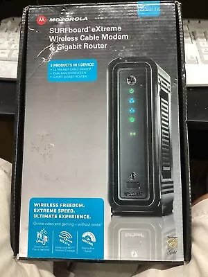 Motorola Surfboard Extreme Cable Modem Gigabyte Wireless Router • $12