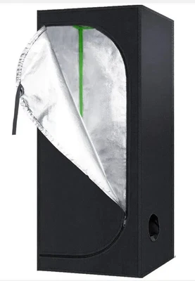 £25 • Buy 50cm X 50cm X 100cm Grow Tent Mylar Lined, Hydroponics UK