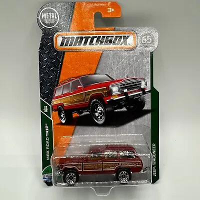 2018 Matchbox Jeep Wagoneer Red MBX Road Trip New Sealed • $6