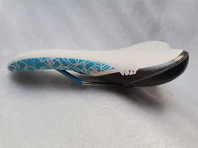 New Old Stock Wtb Volt Blue-white Saddle Seat 265x135mm Road Mtb • $29.69