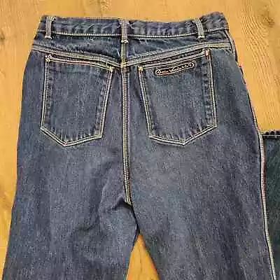 Vintage 80s Gloria Vanderbilt Murjani Strigid High Waist Straight Jeans 12 28x34 • $29.99