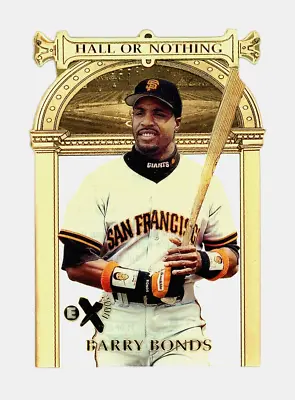 Barry Bonds 1997 Skybox E-X2000  Hall Or Nothing  Gold-Foil #11 Acrylic Die-Cut • $59.95