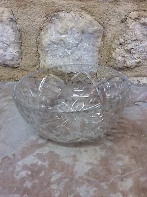 £12 • Buy Vintage Edinburgh  Crystal Glass Bowl