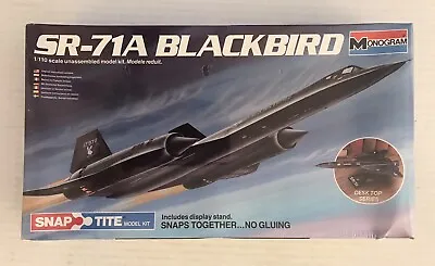 Monogram 1/110 SR-71A Blackbird Snap Tite Plastic Model Kit 1109 NISB 1984 USAF • $21.95