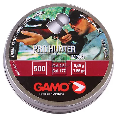 Gamo Pro Hunter Impact .177 .22 PELLETS Air Gun Rifle Pistol Airgun Ammo Hunting • £11.99