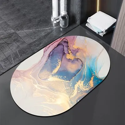 Luxury European Style Floor Mat Diatomite Soft Quick-Drying Non-Slip Bath Living • $16.81