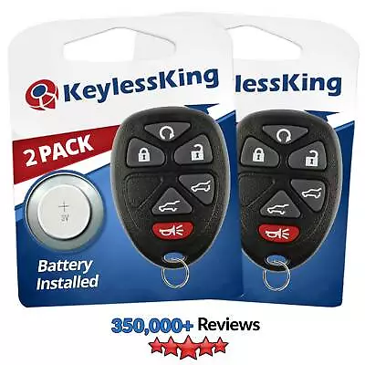 2 New Remote Start Keyless Entry Key Fob Clicker Control For 15913427 • $11.89