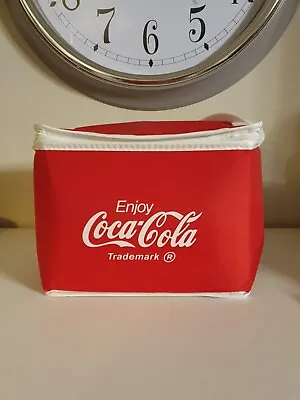 Coca Cola Insulated Cool Bag 6 Can Padded Can Coke Camping Festival Red NEW • £10