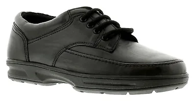 Dr Keller Mens Shoes Casual Brian Leather Lace Up Black UK Size • £28