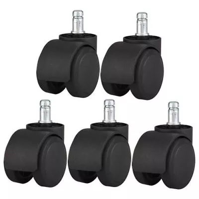 $31.92 • Buy Office Chair Caster 50mm Diameter Wheels Universal Rolling Casters - Set Of 5