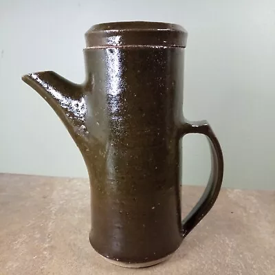 £9.95 • Buy Vintage 1960s, Studio Pottery, Brown Stoneware Coffee Pot