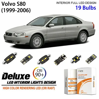 19pcs LED Interior Light Kit + License Plate Light Bulbs For Volvo S80 1999-2006 • $27.45