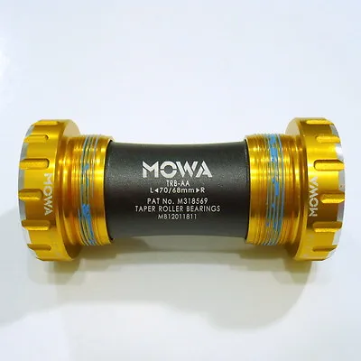 Gobike88 MOWA TRB-AA Bottom Bracket For Shimano Road And Compatible Gold 984 • $18.20
