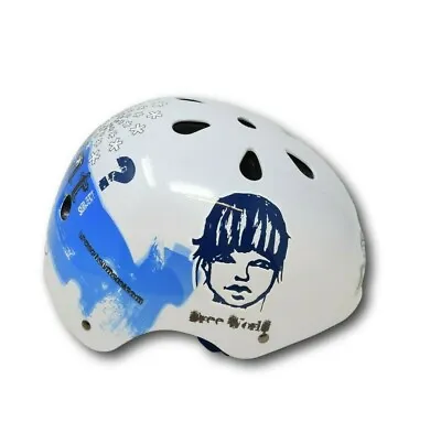 £17.99 • Buy Lazer Trashy Skate BMX Adults Men Women Bike Crash Helmet 50-54cm Blue / White