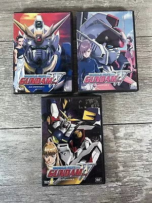 Mobile Suit Gundam Wing DVD Operation 4-6 Bandai RARE Lot With ALL Inserts LOOk! • $17.99