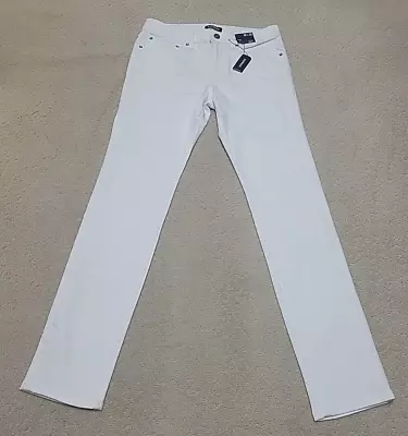 NWT-Men's Express White Skinny Jeans Size 30x32 • $34.99