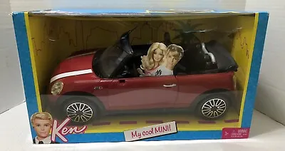 2011 Mattel Barbie Ken's  My Cool Mini  RED Convertible Mini Cooper - NEW - Read • $175