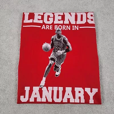 Michael Jordan Mens T-Shirt Size Medium Legends Are Born In January New • $15.95