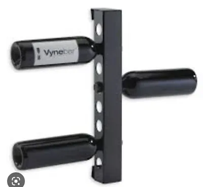 $66 • Buy Vynebar VB8SS Vynebar 8 Black Polished Vertical Wine Rack