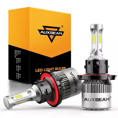H13 9008 2400W 360000LM LED Headlight Bulb Kit Car Lamp Bulbs Hi/Lo White 6000K • $27.99
