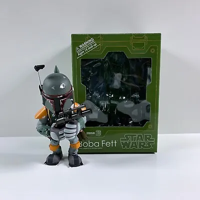 Star Wars Medicom Toy Sideshow 8  VCD Vinyl Collectible Doll Boba Fett ESB 2007 • $99.99