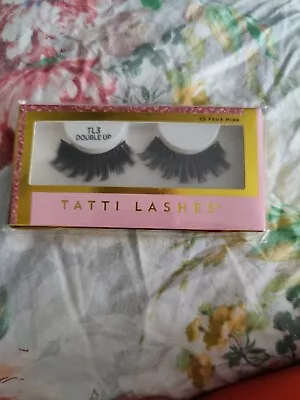 Brand New Tatti Lashes TL3 Double Up 3D Faux Mink Very Thick Full Dramatic • £4.99