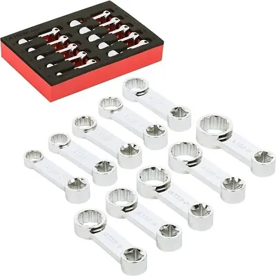 10-Piece Metric 12-Point Box End Torque Adapter Extension Set – 3/8-Inch Drive • $113