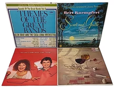 Jazz Vinyl LP Lot Of 4 - Jack Pleis Bert Kaempfert Glen Gray & MORE! VERY GOOD • $12.99