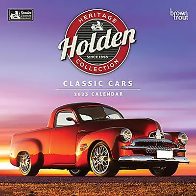 $25 • Buy 2024 Calendar Classic Cars Holden Official Square Wall Browntrout A03711