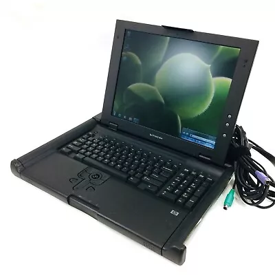 HP TFT5600 RKM 15  Rackmount LCD Monitor Keyboard Mouse PS/2 - No Rails • $49.98