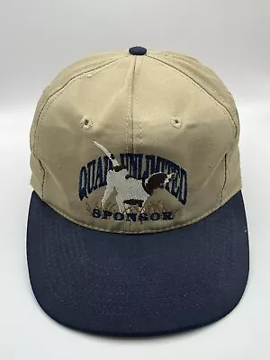 Vintage Quail Unlimited Sponsor Hunting Dog Logo Graham Caps Georgia USA Hat • $16.99