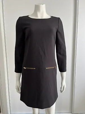 J. Crew Petite Black Dress Long Sleeve Size 4P AU 8 • $29.95