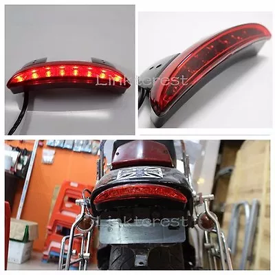 Motorcycle Chopped Fender Led Brake Tail Light For Harley Sportster Iron 883 • $17.98