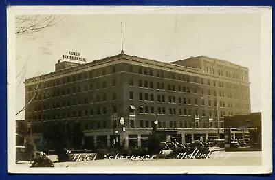 Midland Texas Hotel Scharbauer Autos Real Photo Postcard A587 • $11.99