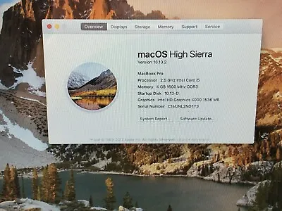 2012 MacBook Pro 13” - 2.5 4GB500GB HDD (MD101LL/A)  *AS-IS - Bad HDD*   JT008 • $0.99