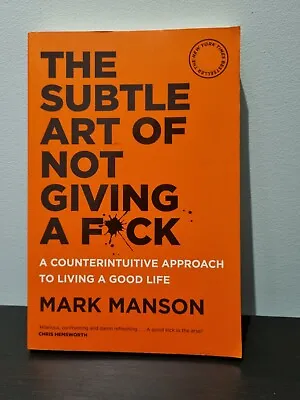 $18.90 • Buy The Subtle Art Of Not Giving A F By Mark Manson (Paperback Book)