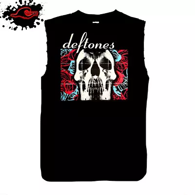 Deftones - Self-Titled Album Design - Frayed-Cut Modified Singlet • $38