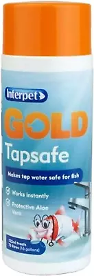 Interpet Gold Tapsafe For Goldfish Bowls Fish Tanks Aquariums Makes Tapwater • £5.37