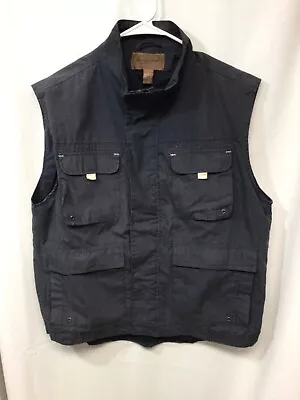 ClearWater Outfitters Mens Sleeveless Full Zip/button Up Hiking Vest Size L B10 • $17.98